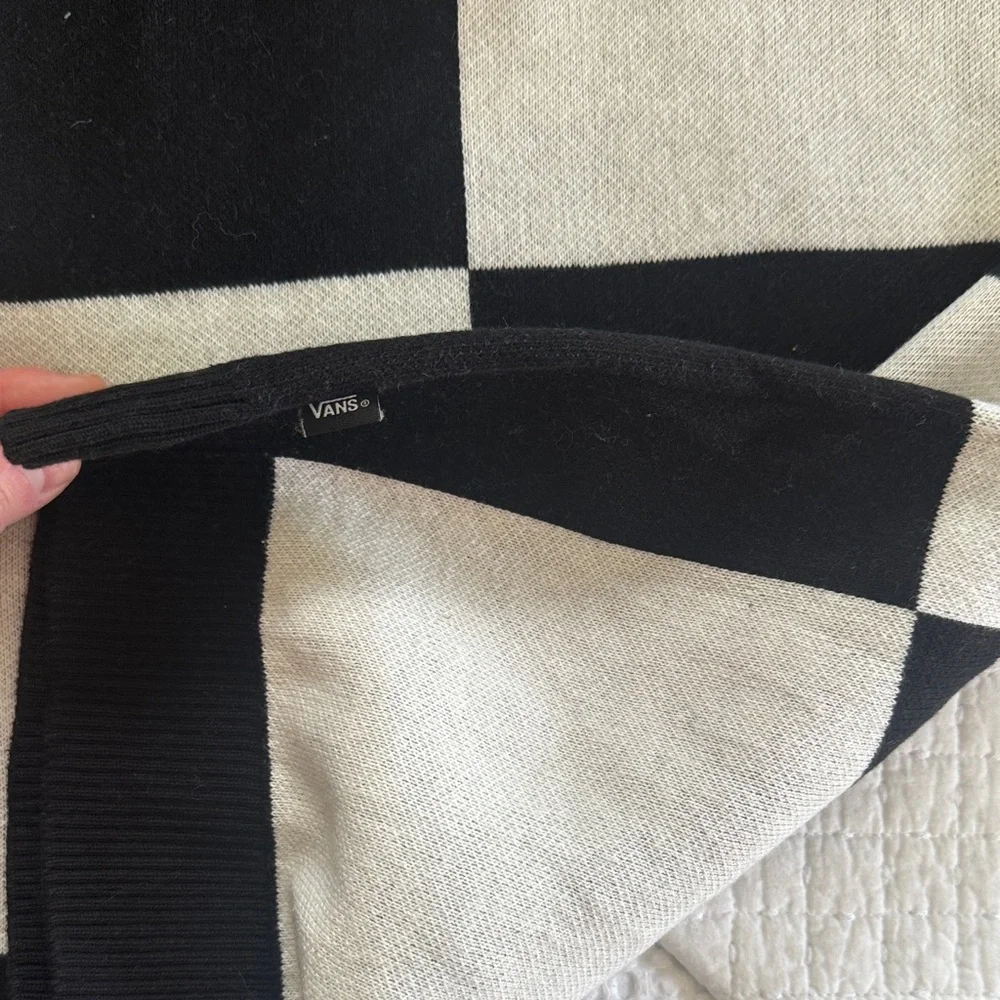 Vans Oversized Checkerboard Crewneck Sweater - Picture 4 of 4